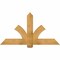 Ekena Millwork Redmond Rough Sawn Timber Gable Bracket, Western Red Cedar, 60"W x 32"H x 2"D x 6"F, 13/12 Pitch GBW060X32X0206RED00RWR - alternate 1